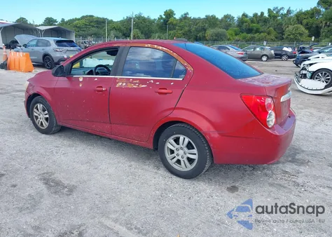 2015 Chevrolet Sonic Lt Auto z USA, uszkodzony, nr VIN 1G1JC5SH2F4220357